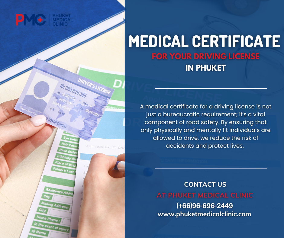 Medical Certificate for Your Driving License in Phuket