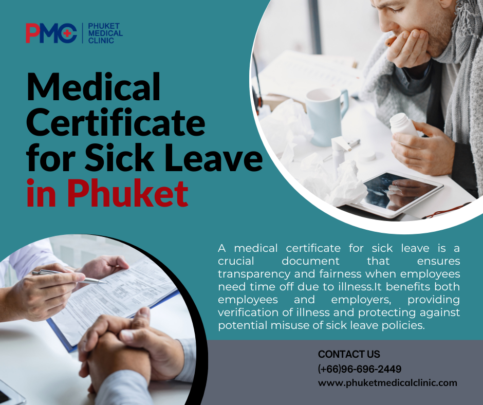Medical Certificate for Sick Leave in Phuket